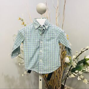 Janie and Jack dressy boy blue-green